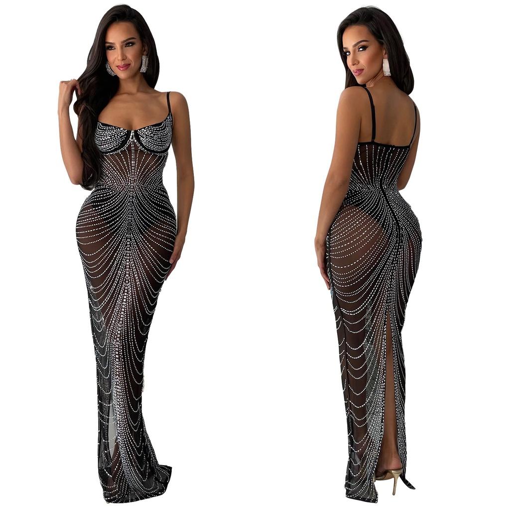 Женщины Элегантные без рукавов Rhinestone Mesh Sling Подвесные платья Свадебные макси-длинные платья Хозяева свадьбы Невесты Вечерние платья
Женщины Элегантные без рукавов Rhinestone Mesh Sling Подвесные платья Свадебные макси-длинные платья Хозяева свадьбы Невесты Вечерние платья