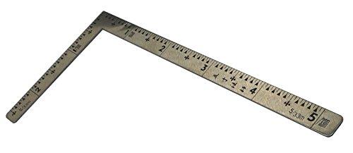 Shinwa Sokutei 12104 Small Stainless Steel, 5 x 2.5 Inches, Front and Back Side, Same Point, Five Dimensions, 5
Shinwa Sokutei 12104 Small Stainless Steel, 5 x 2.5 Inches, Front and Back Side, Same Point, Five Dimensions, 5