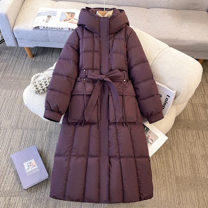 Модная женская зимняя куртка с капюшоном, толстая теплая повседневная зимняя куртка, женские длинные парки с поясом M фиолетовый
Модная женская зимняя куртка с капюшоном, толстая теплая повседневная зимняя куртка, женские длинные парки с поясом M фиолетовый