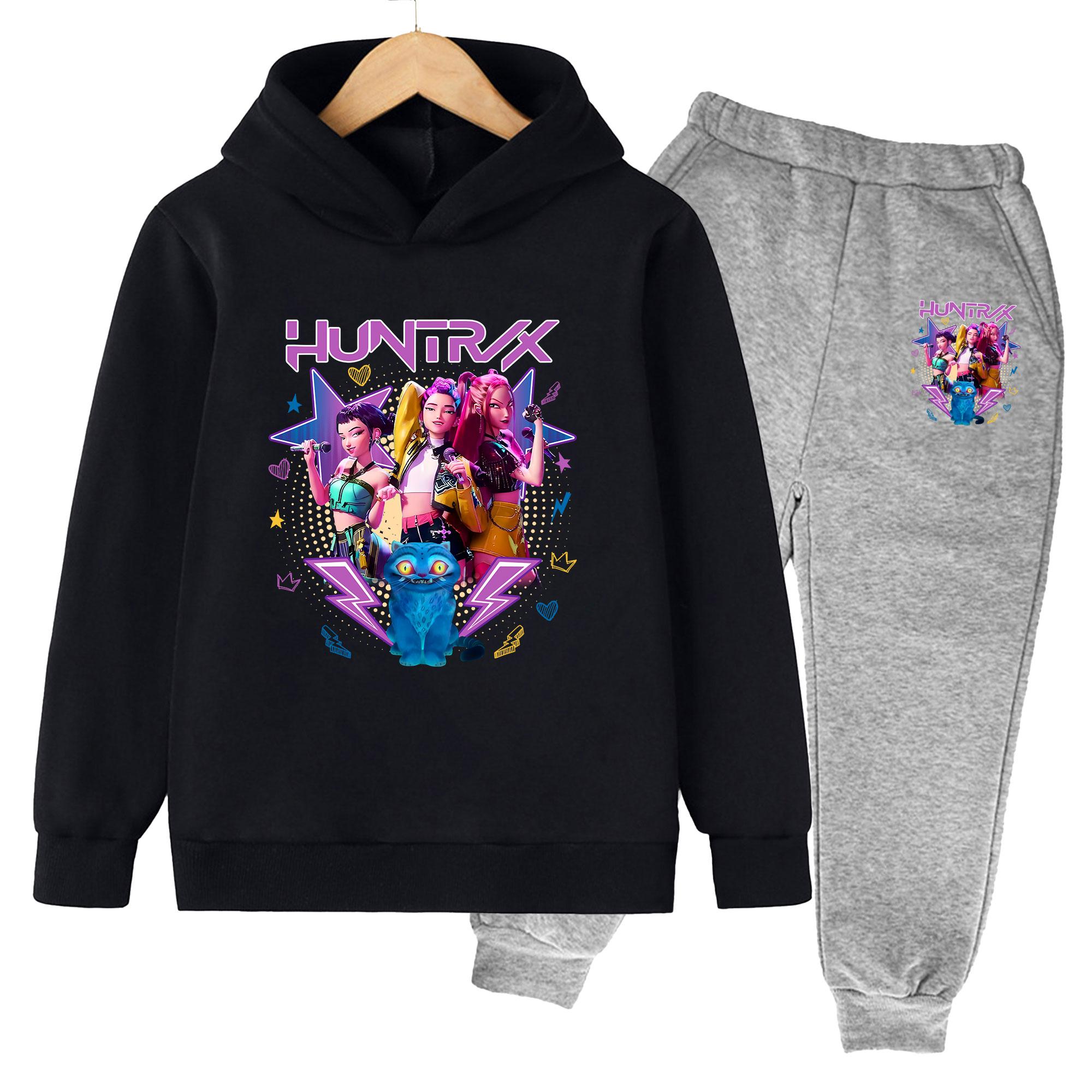 KPop Demon Hunters Cartoon Girls Hoodie+Pants Two Piece Set Girls KPop Children s Boys Hoodie Top Sweatshirt Set 100
KPop Demon Hunters Cartoon Girls Hoodie+Pants Two Piece Set Girls KPop Children s Boys Hoodie Top Sweatshirt Set 100