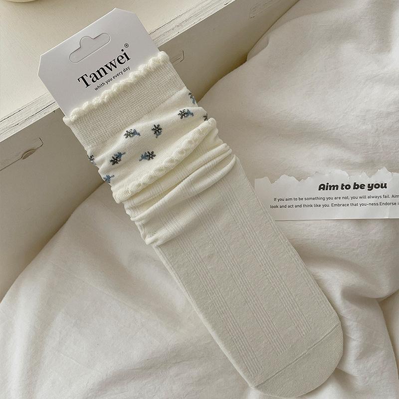 Spring and Summer Lightweight Socks - Children s Little Stars Middle Tube Socks, Sweetly Patterned Fluffy Socks, with Edged Leggings 1 pair
Spring and Summer Lightweight Socks - Children s Little Stars Middle Tube Socks, Sweetly Patterned Fluffy Socks, with Edged Leggings 1 pair