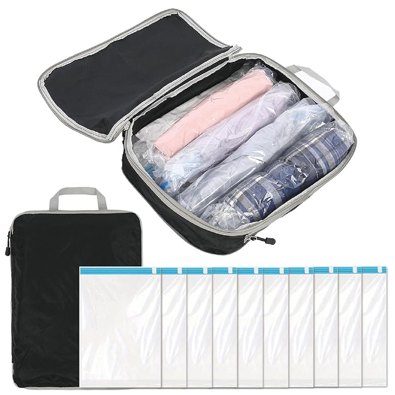 FISH-BOMB trip compression bag 10 pieces pouch set Convenient goods large size (black)
FISH-BOMB trip compression bag 10 pieces pouch set Convenient goods large size (black)