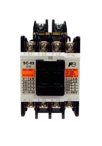 Fuji Electric Equipment Control Fuji Electric Standard Electromagnetic Contactor Case Coverless SC-03 Coil AC200V 1B
Fuji Electric Equipment Control Fuji Electric Standard Electromagnetic Contactor Case Coverless SC-03 Coil AC200V 1B
