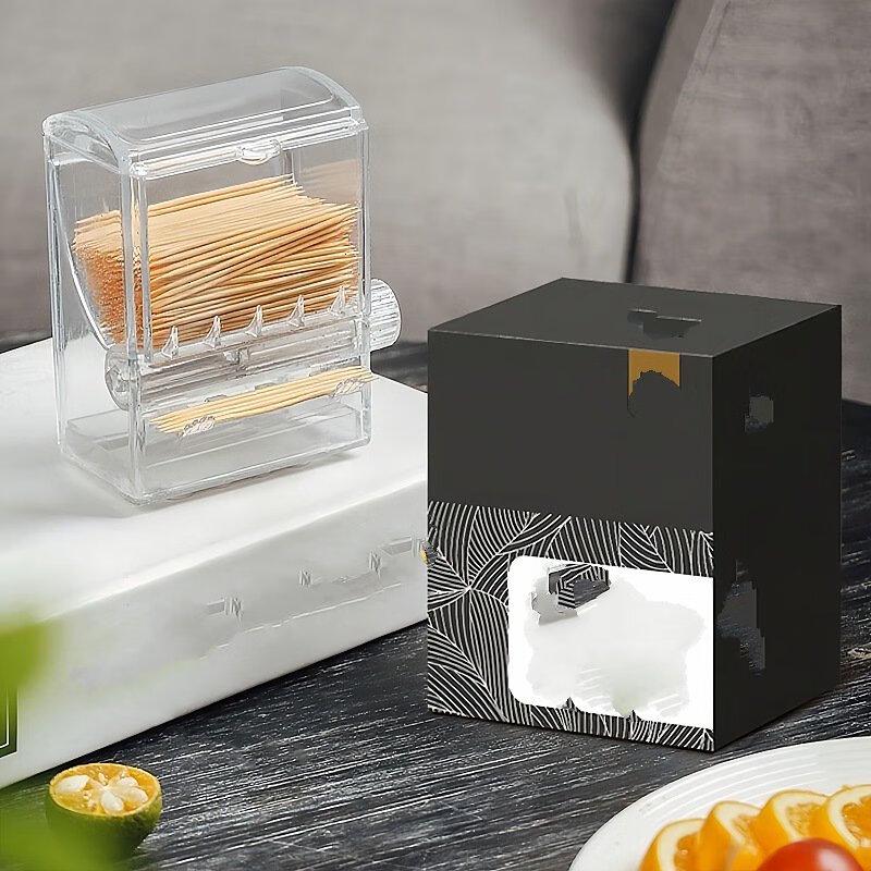 ZISIZ Transparent Rotary Toothpick Dispenser
ZISIZ Transparent Rotary Toothpick Dispenser