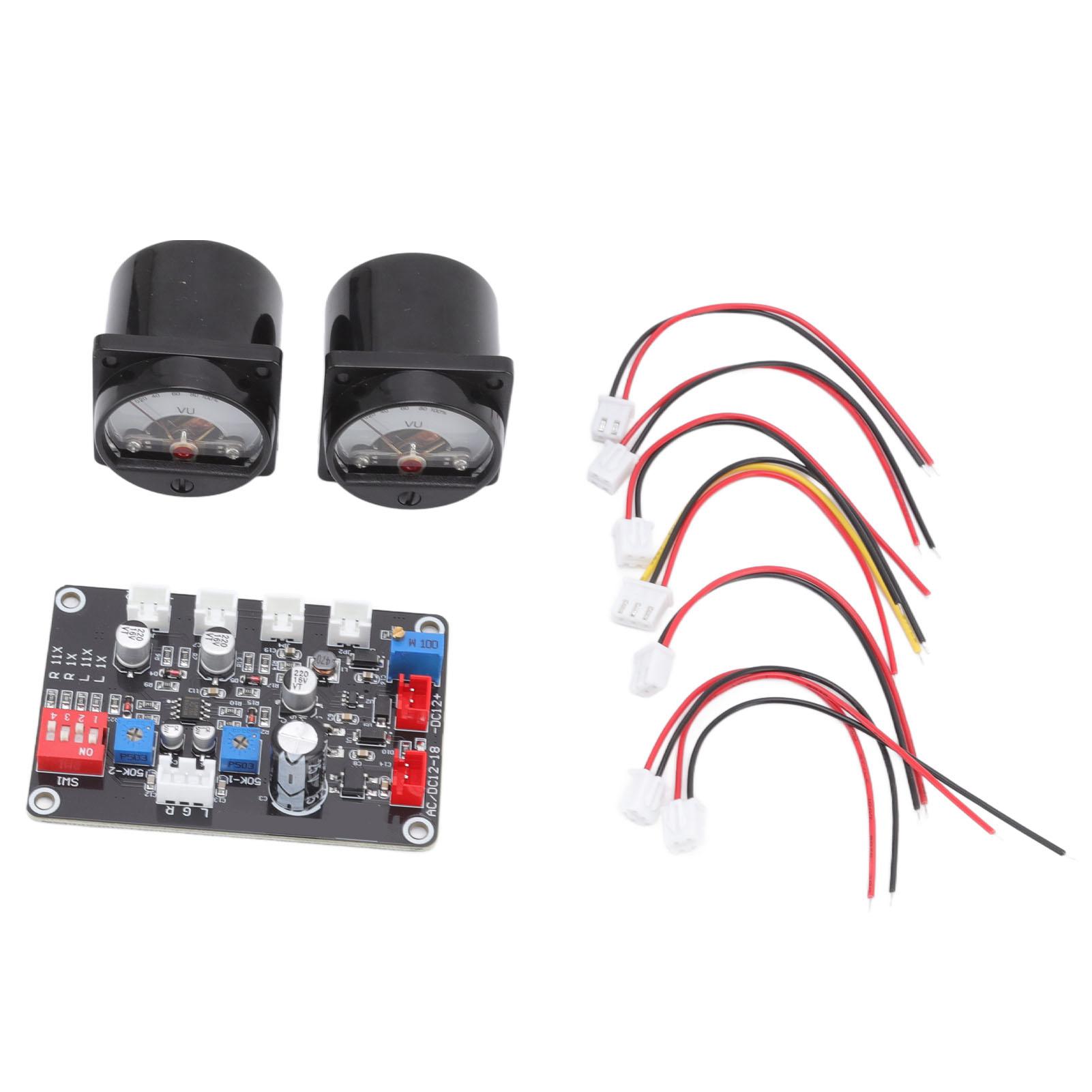 2pcs VU Level Meter Power Amplifier VU Panel Meter with Driver Board for Recording Studio 12V18V
2pcs VU Level Meter Power Amplifier VU Panel Meter with Driver Board for Recording Studio 12V18V