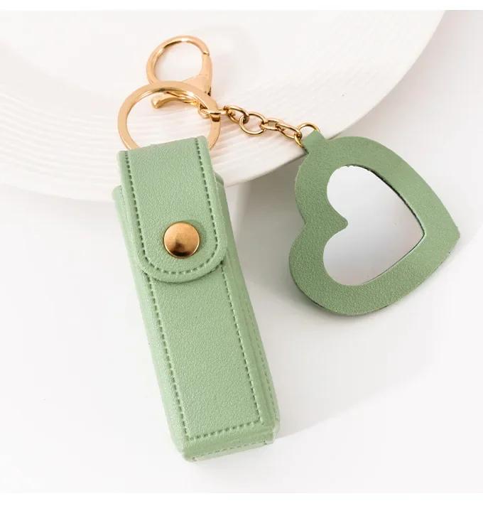 Custom Logo Name Key Chain Ring Small Versatile Keyring New Portable Lipstick Bag Packet Heart Mirror Keychain Mini Leather Gift Custom Bag-text
Custom Logo Name Key Chain Ring Small Versatile Keyring New Portable Lipstick Bag Packet Heart Mirror Keychain Mini Leather Gift Custom Bag-text