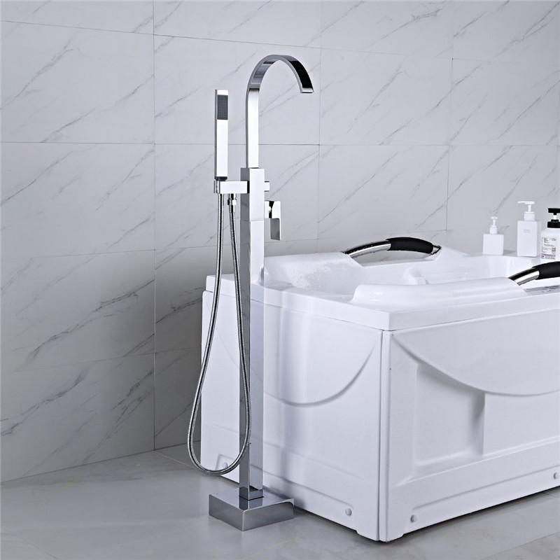 Tuqiu Black Bathtub Faucet Chrome Floor Stand Bathtub Mixer 360 Degree Rotation Spout with Handshower Head Bath Mixer Shower
Tuqiu Black Bathtub Faucet Chrome Floor Stand Bathtub Mixer 360 Degree Rotation Spout with Handshower Head Bath Mixer Shower