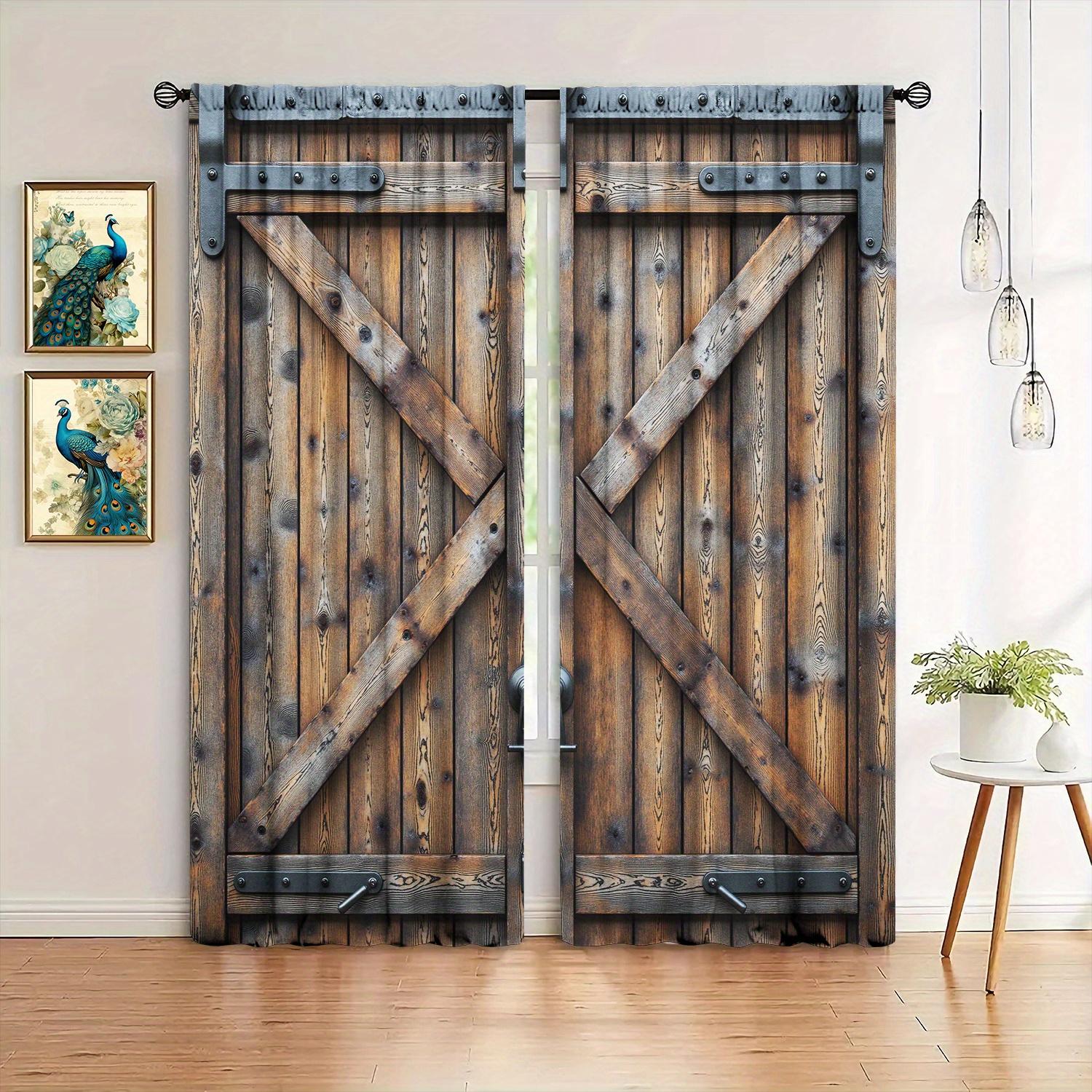 2 шт світло-коричневих дерев яних дверних штор - елегантна обробка вікон для спальні, офісу, кухні та декору для вітальні, що легко встановити (W50H130cm)-2pcs&Grommet Top
2 шт світло-коричневих дерев яних дверних штор - елегантна обробка вікон для спальні, офісу, кухні та декору для вітальні, що легко встановити (W50H130cm)-2pcs&Grommet Top