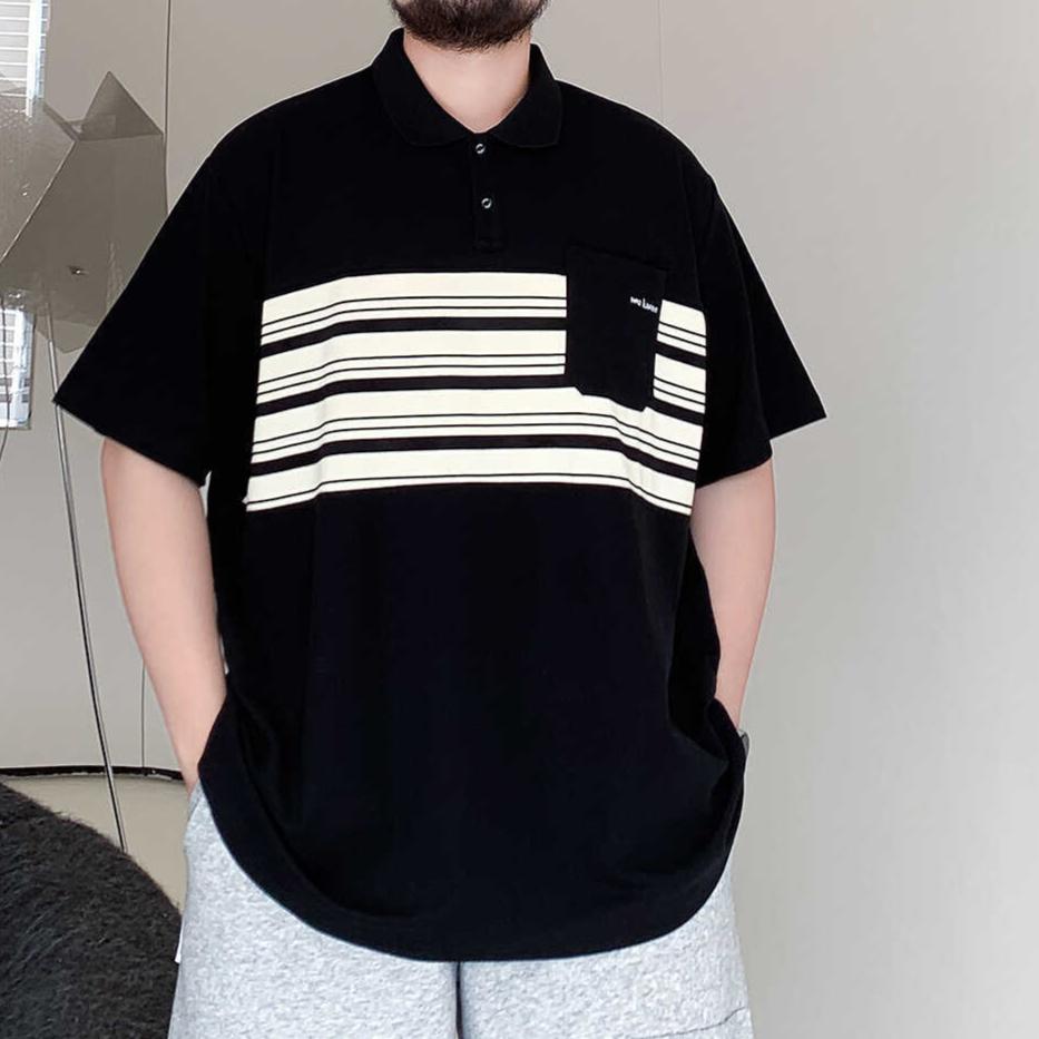 Striped Colorblocked Breathable Moisture Wicking Men s Loose Fit Polo Shirt - Wrinkle Resistant Casual Athletic Short Sleeve Neck Shirt 8XL чорний
Striped Colorblocked Breathable Moisture Wicking Men s Loose Fit Polo Shirt - Wrinkle Resistant Casual Athletic Short Sleeve Neck Shirt 8XL чорний