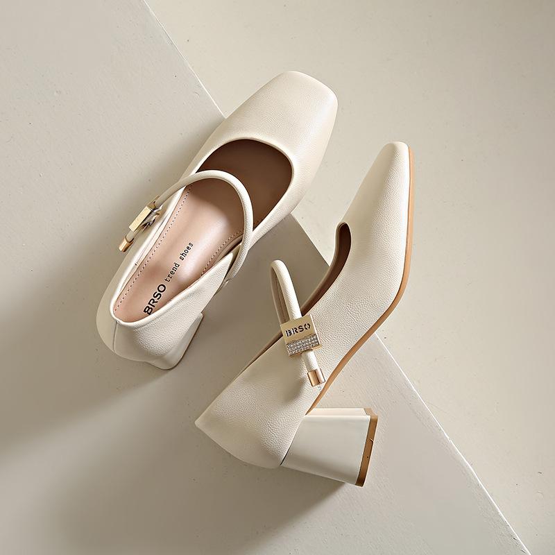 Leather thick heel small fragrant Mary Jane shoes French single shoes women s middle heel 2025 spring and autumn word with small leather shoes wedding 35
Leather thick heel small fragrant Mary Jane shoes French single shoes women s middle heel 2025 spring and autumn word with small leather shoes wedding 35