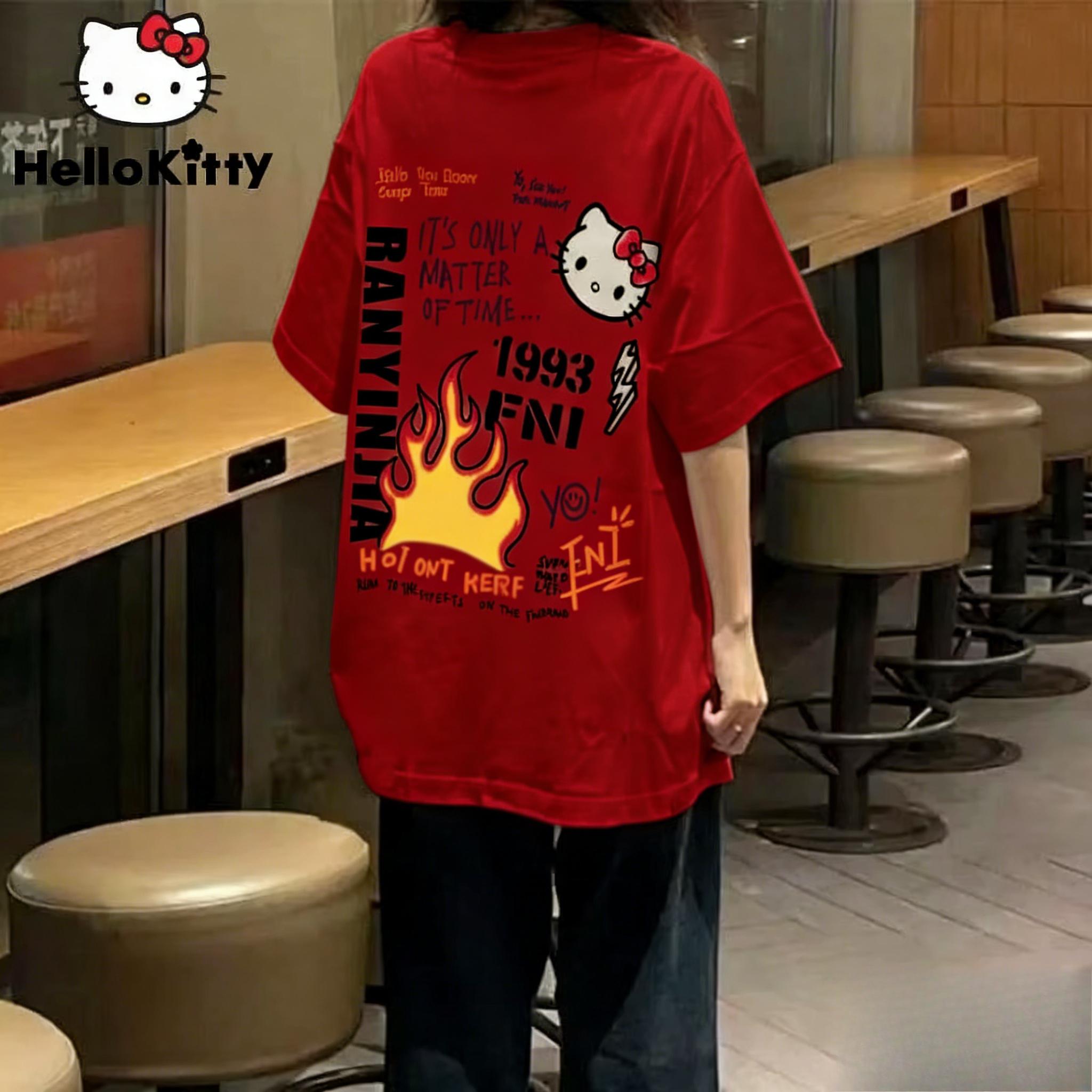2026 новая футболка Hello Kitty из мягкого хлопка с коротким рукавом и круглым вырезом, милый принт, легкий летний топ для женщин, повседневная одежда S
2026 новая футболка Hello Kitty из мягкого хлопка с коротким рукавом и круглым вырезом, милый принт, легкий летний топ для женщин, повседневная одежда S