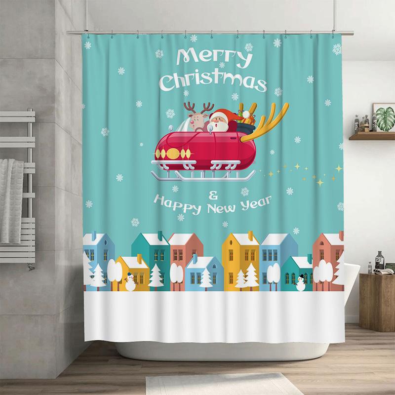 Tu Christmas Shower Curtain Festive Holiday Decor Merry Xmas Bathroom Decor Reversible Waterproof Holiday Shower Curtain Set W60H190(CM)-1 Pcs
Tu Christmas Shower Curtain Festive Holiday Decor Merry Xmas Bathroom Decor Reversible Waterproof Holiday Shower Curtain Set W60H190(CM)-1 Pcs