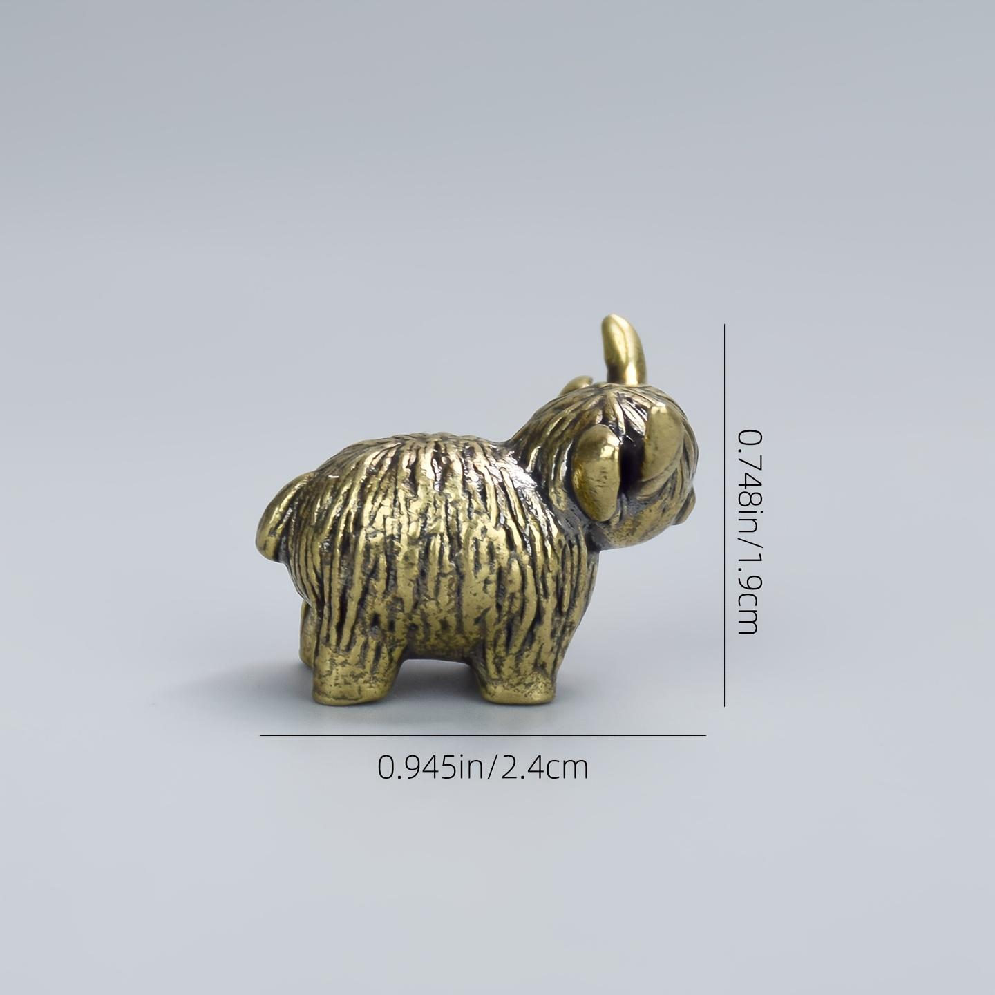 Solid brass retro animal figurines for roosters, calves, and giraffes to choose from, mini decorative ornaments for tea tables, (as the picture,1pc)
Solid brass retro animal figurines for roosters, calves, and giraffes to choose from, mini decorative ornaments for tea tables, (as the picture,1pc)