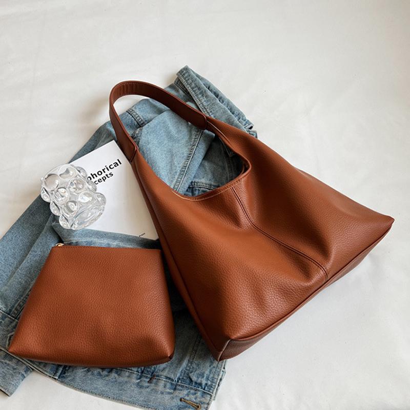 Brand Large Capacity handbag For Women Fashion Shoulder Bag PU Leather Mother And Child Bucket Bag Commuting Casual Tote Bag 35cmX24cmX11cm
Brand Large Capacity handbag For Women Fashion Shoulder Bag PU Leather Mother And Child Bucket Bag Commuting Casual Tote Bag 35cmX24cmX11cm