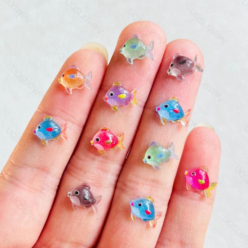 55Pieces Of Animation Resin Small Colored Small Fish Rhinestone 3D Decoration Diy Production Suitable For Nail Art And Jewelry A151
55Pieces Of Animation Resin Small Colored Small Fish Rhinestone 3D Decoration Diy Production Suitable For Nail Art And Jewelry A151