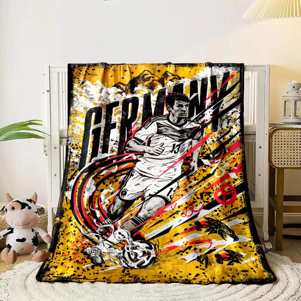 Dynamic soccer action with bold yellow background and vibrant streaks. for all seasons blanket lunch break throw gift 80cm x 120cm
Dynamic soccer action with bold yellow background and vibrant streaks. for all seasons blanket lunch break throw gift 80cm x 120cm