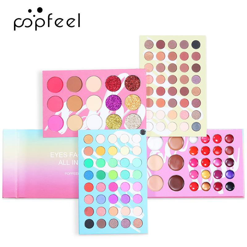POPFEEL 121 цвет, вращающиеся тени для век, блеск для губ, румяна, тональная основа, палитра для сценического макияжа «четыре в одном», популярная в Европе и Америке
POPFEEL 121 цвет, вращающиеся тени для век, блеск для губ, румяна, тональная основа, палитра для сценического макияжа «четыре в одном», популярная в Европе и Америке