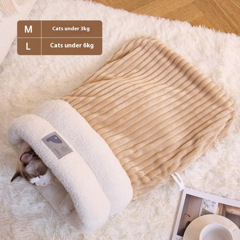 Self Warming Cat Cave Bed Enclosed Plush Pet House with Tunnel Entrance Cozy Winter Security Hideaway for Cats and Small Dogs under 4kg
Self Warming Cat Cave Bed Enclosed Plush Pet House with Tunnel Entrance Cozy Winter Security Hideaway for Cats and Small Dogs under 4kg
