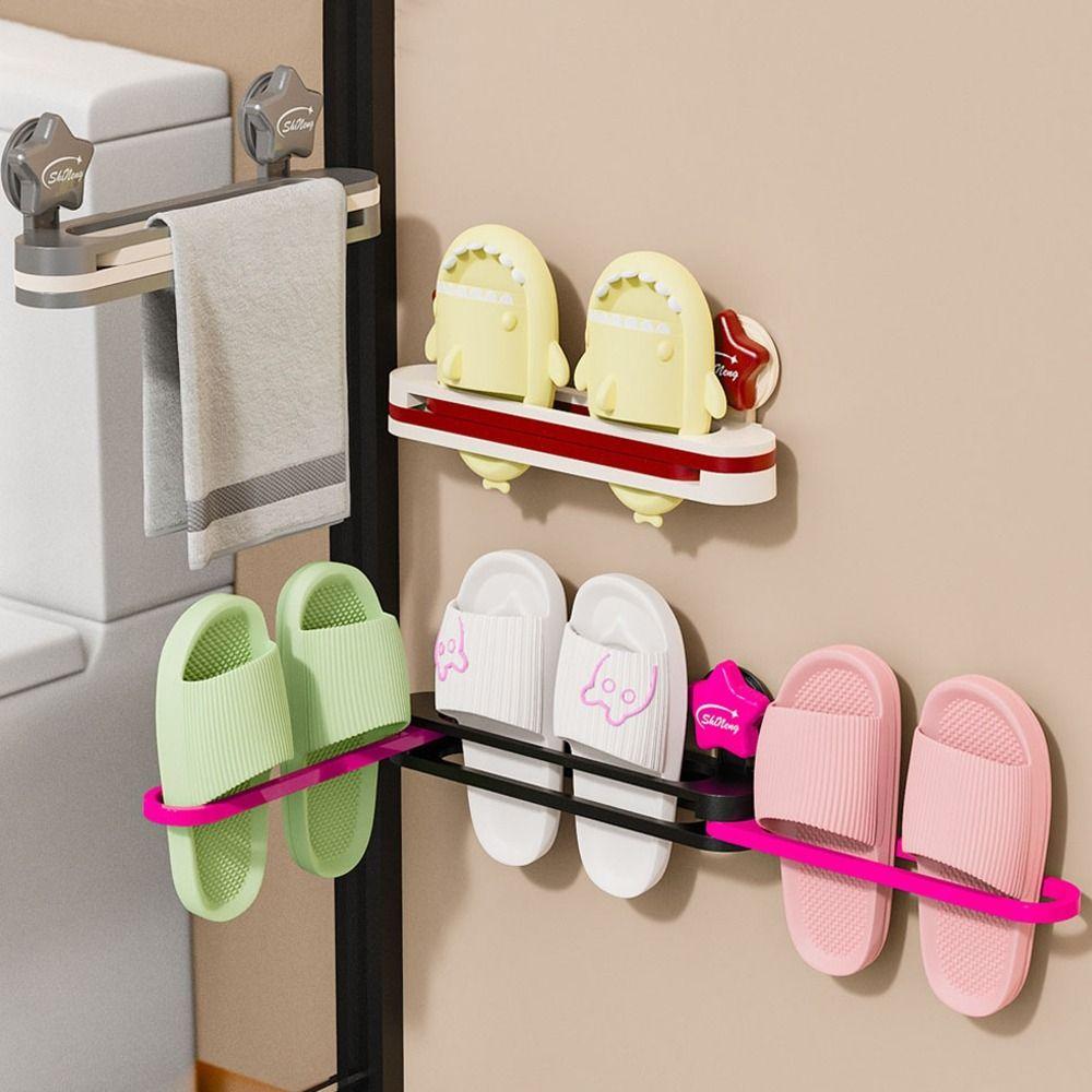 Wall Mounted Suction Cup Shoes Rack Foldable Slipper Rack Shoe Drying Rack Bathroom розовый
Wall Mounted Suction Cup Shoes Rack Foldable Slipper Rack Shoe Drying Rack Bathroom розовый