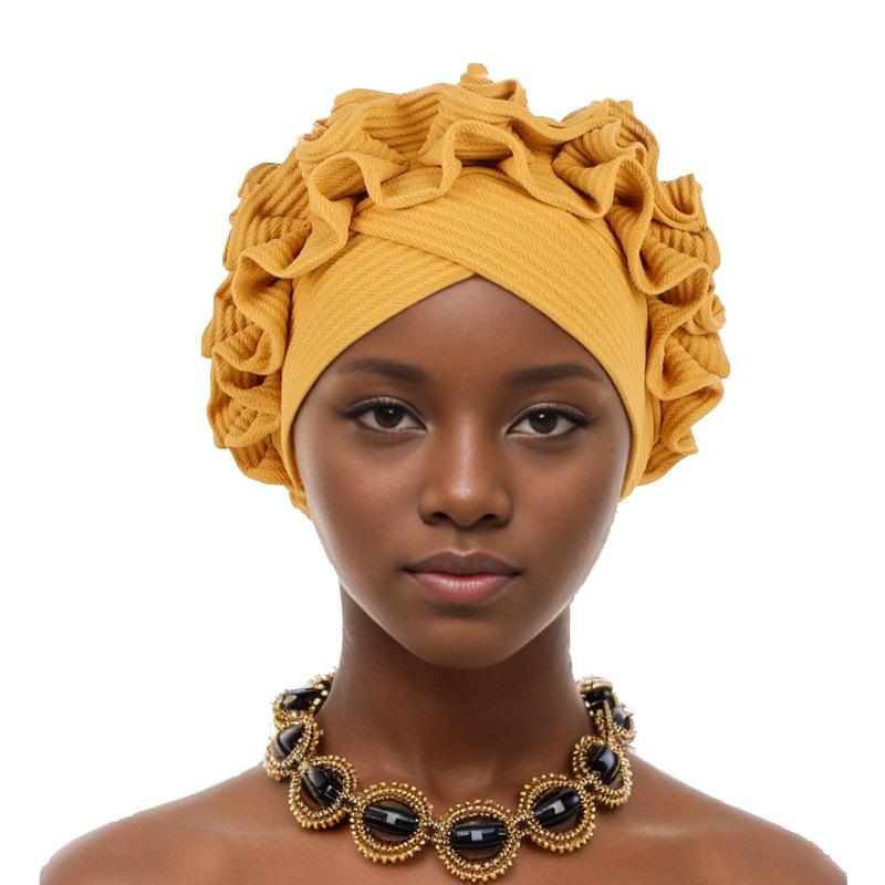Ruffle Flower Women s Turban Cap Bonnet African Headwraps Indian Hat Muslim Headwear Hat жовтий
Ruffle Flower Women s Turban Cap Bonnet African Headwraps Indian Hat Muslim Headwear Hat жовтий