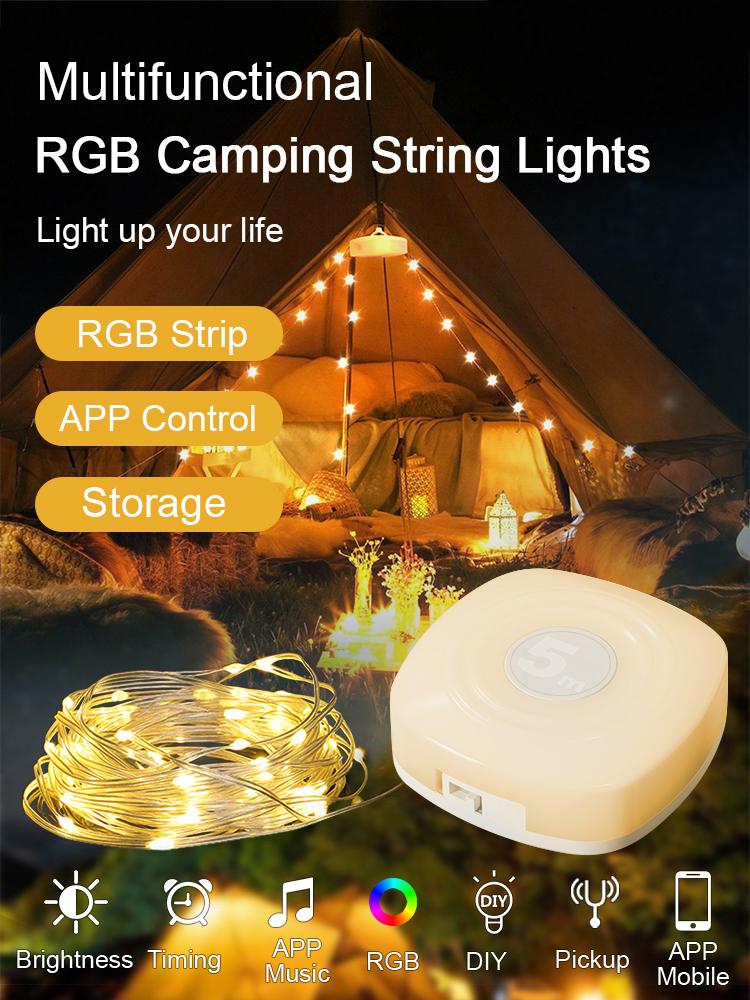 Smart APP LED Camping Strip Night Light Outdoor Portable Waterproof Rechargeable RGB Christmas Home Decoration Mood Lamp USB Plug зелений
Smart APP LED Camping Strip Night Light Outdoor Portable Waterproof Rechargeable RGB Christmas Home Decoration Mood Lamp USB Plug зелений