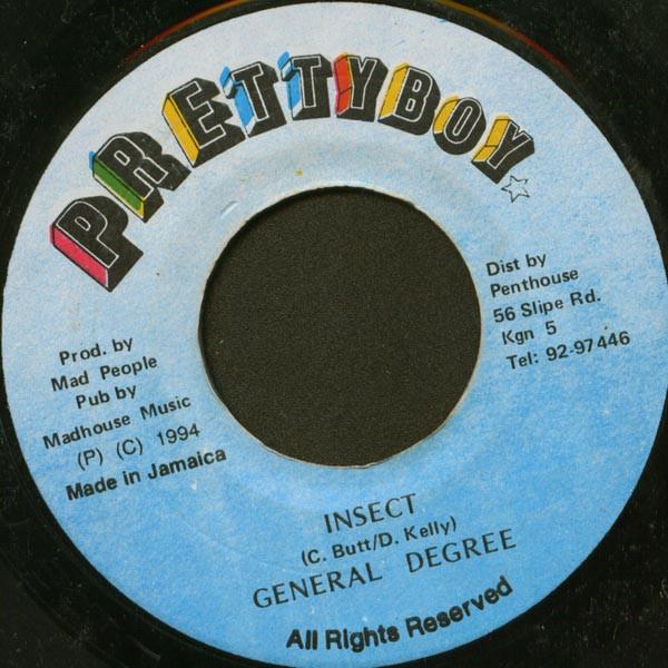 7inch Record GENERAL DEGREE - Insect NONE Pretty Boy Reco 1994 Jamaica Reggae, Ska & Dub Used
7inch Record GENERAL DEGREE - Insect NONE Pretty Boy Reco 1994 Jamaica Reggae, Ska & Dub Used