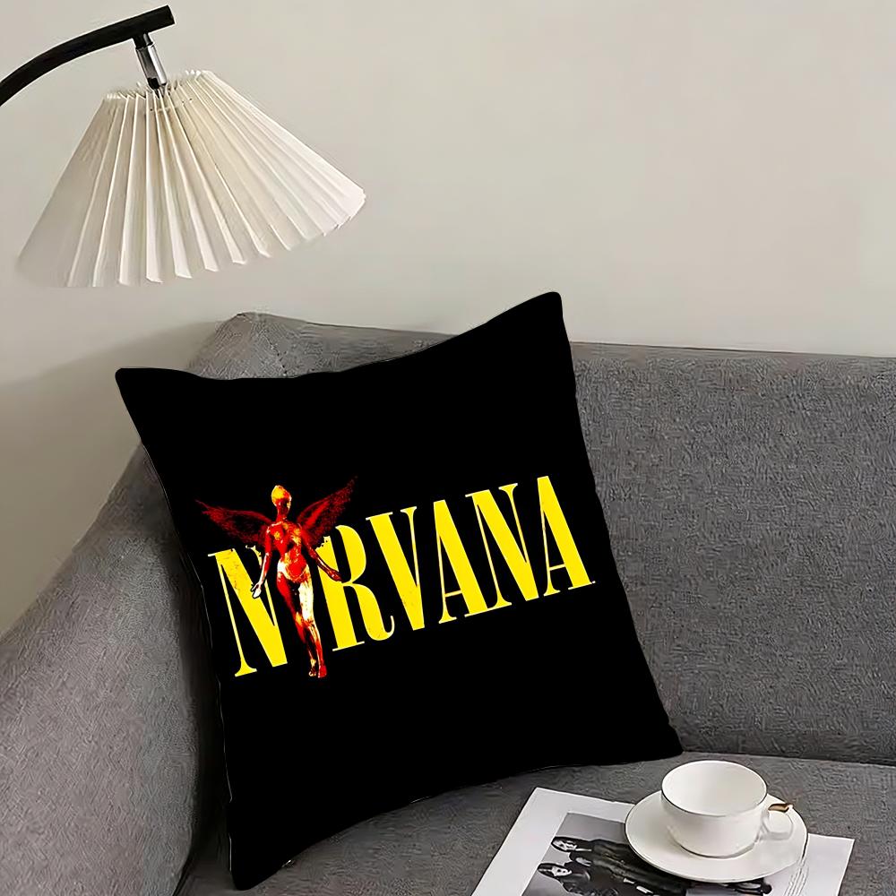 NNirVana Band Cushion Cover Pillowcase Ultra Soft Skin Friendly Fabric Cloud Like Comfort Concealed Zipper 30x30cm
NNirVana Band Cushion Cover Pillowcase Ultra Soft Skin Friendly Fabric Cloud Like Comfort Concealed Zipper 30x30cm