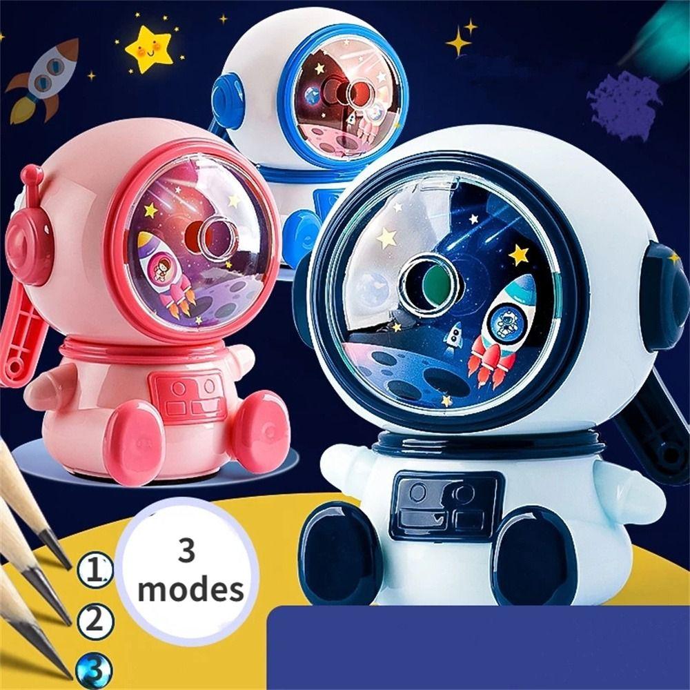 Cartoon Manual Pencil Sharpeners Hand-cranked Pencil Sharpener Astronaut Pencil Sharpener
Cartoon Manual Pencil Sharpeners Hand-cranked Pencil Sharpener Astronaut Pencil Sharpener