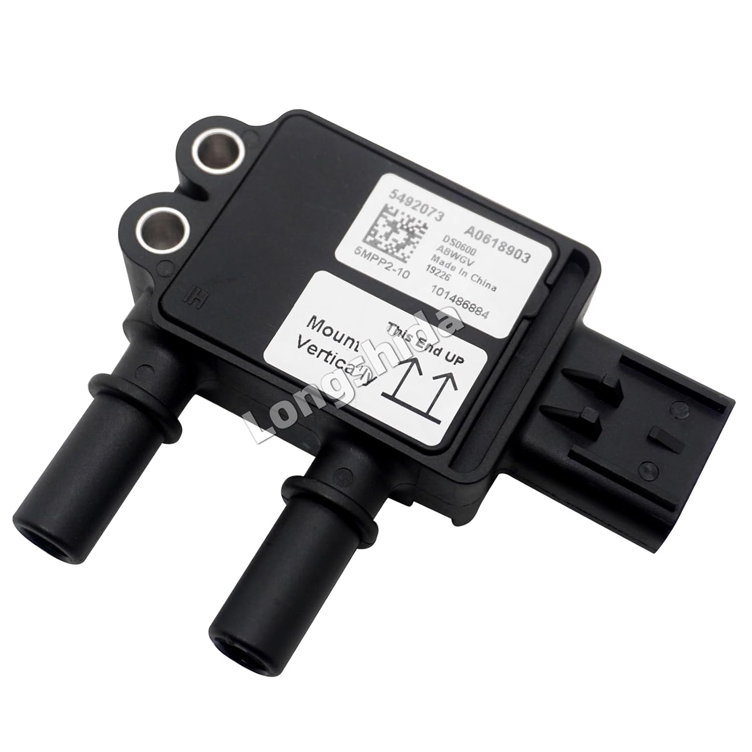 5492073 DPF Differential Pressure Sensor Fits for Cummins EPA17 ISX/QSX 15L Engine Freightliner Cascadia Replaces 5MPP2-10 4358994 2124494
5492073 DPF Differential Pressure Sensor Fits for Cummins EPA17 ISX/QSX 15L Engine Freightliner Cascadia Replaces 5MPP2-10 4358994 2124494