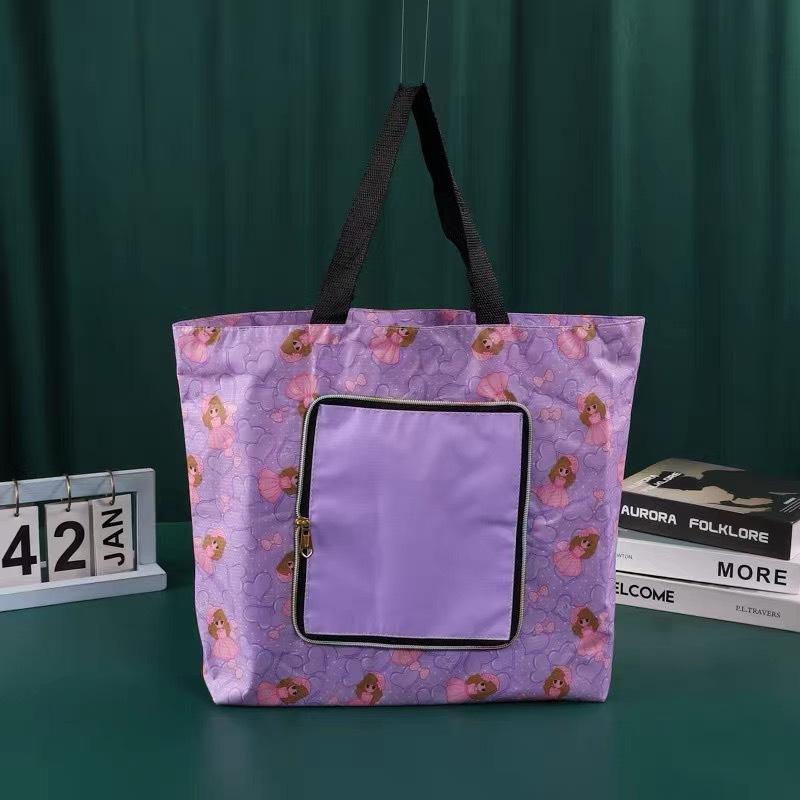 Portable Foldable Reusable Grocery Tote Bag Waterproof Travel Shopping Handbag for Women 43*34*8
Portable Foldable Reusable Grocery Tote Bag Waterproof Travel Shopping Handbag for Women 43*34*8