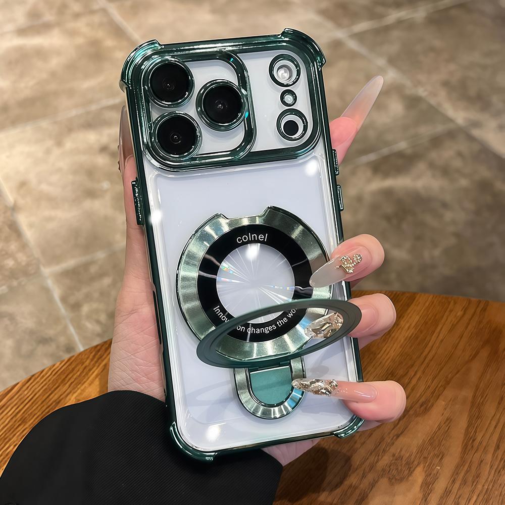 Magnetic Bracket Case For Magsafe For iPhone 17 16 15 14 13 12 11 Pro Max Plus Plating Case With Holder Stand Shockproof Cover iPhone 15 Pro Max
Magnetic Bracket Case For Magsafe For iPhone 17 16 15 14 13 12 11 Pro Max Plus Plating Case With Holder Stand Shockproof Cover iPhone 15 Pro Max