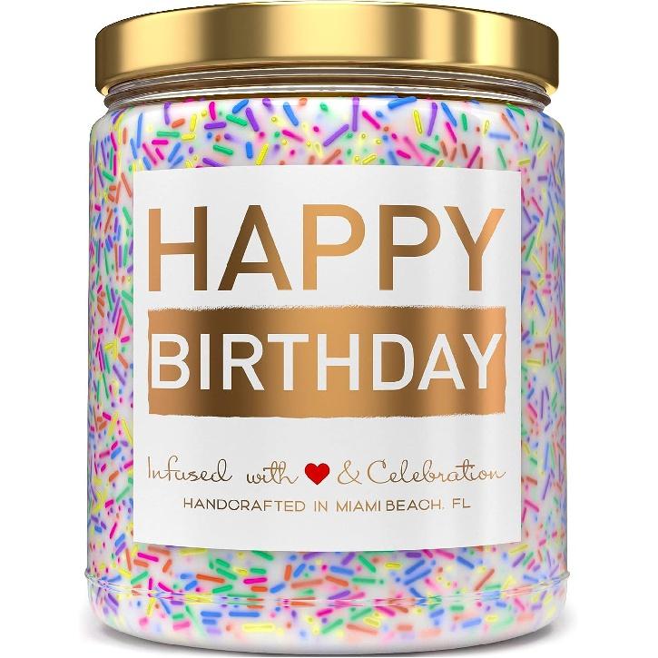 Свеча Happy Birthday — аромат ванильного торта на день рождения с посыпкой. Милые подарки на день рождения для женщин. Идеи, сделано в США, 9 унций — крутой уникальный подарок на день рождения для
Свеча Happy Birthday — аромат ванильного торта на день рождения с посыпкой. Милые подарки на день рождения для женщин. Идеи, сделано в США, 9 унций — крутой уникальный подарок на день рождения для