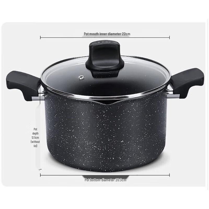 Supor Non-stick Maifan Stone Saucepan
Supor Non-stick Maifan Stone Saucepan