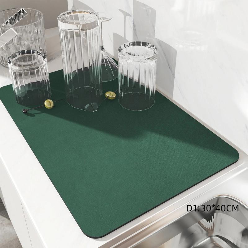 Solid Kitchen Super Absorbent Mat Coffee Dish Drying Mats Non-Slip Draining Pad Quick Dry Tableware Faucet Placemat
Solid Kitchen Super Absorbent Mat Coffee Dish Drying Mats Non-Slip Draining Pad Quick Dry Tableware Faucet Placemat
