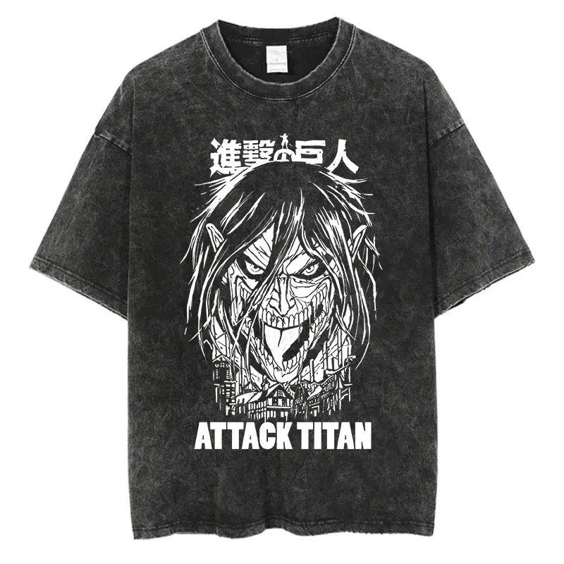 Anime Attack on Titan Graphic Printed Tshirt Mens and Womens Washed Tshirt High Quality Vintage Cotton Tshirt YK Tops L
Anime Attack on Titan Graphic Printed Tshirt Mens and Womens Washed Tshirt High Quality Vintage Cotton Tshirt YK Tops L