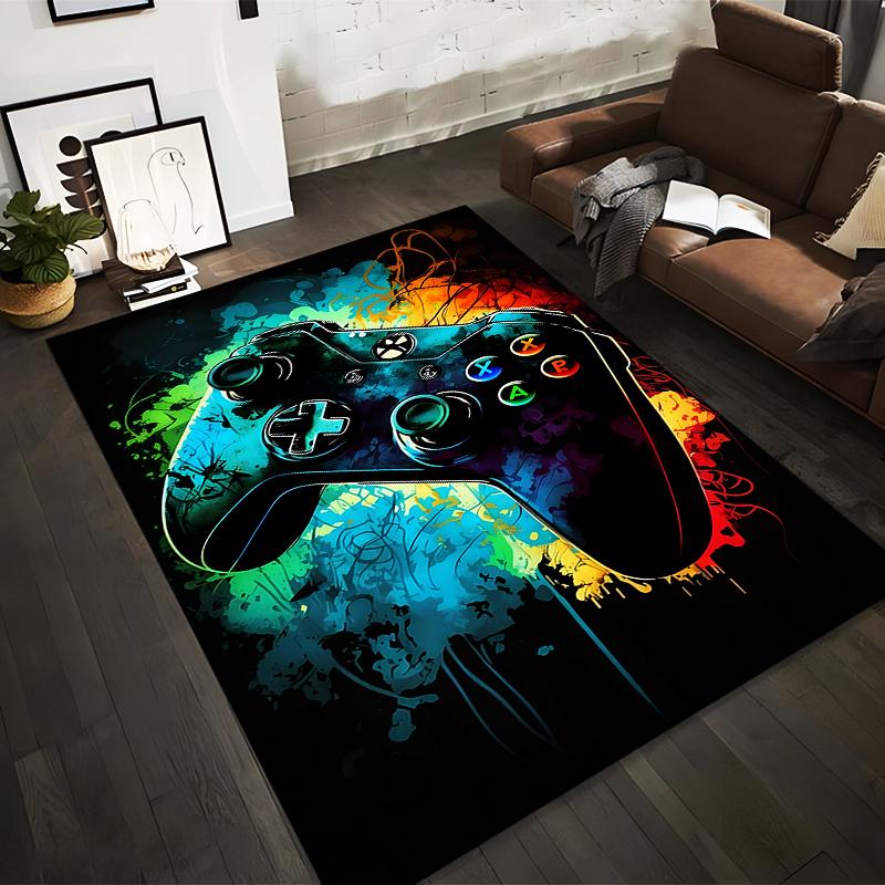 Colorful Game Controller Design Carpet for Gaming Room Decoration Suitable for use as an anti-slip for living room bedroom sofas 40x60cm( 15x23in )
Colorful Game Controller Design Carpet for Gaming Room Decoration Suitable for use as an anti-slip for living room bedroom sofas 40x60cm( 15x23in )