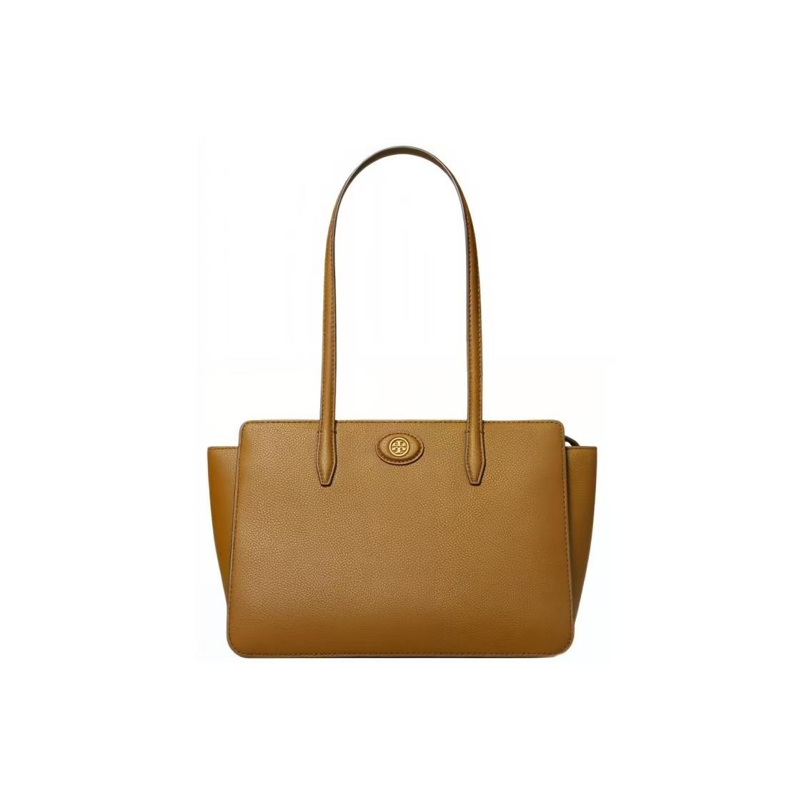 Tory Burch Robinson Double T Logo Pebble Leather Tote Bag Women Tote Brown 143241-244 Basic Set (Bag+Dust Bag)
Tory Burch Robinson Double T Logo Pebble Leather Tote Bag Women Tote Brown 143241-244 Basic Set (Bag+Dust Bag)