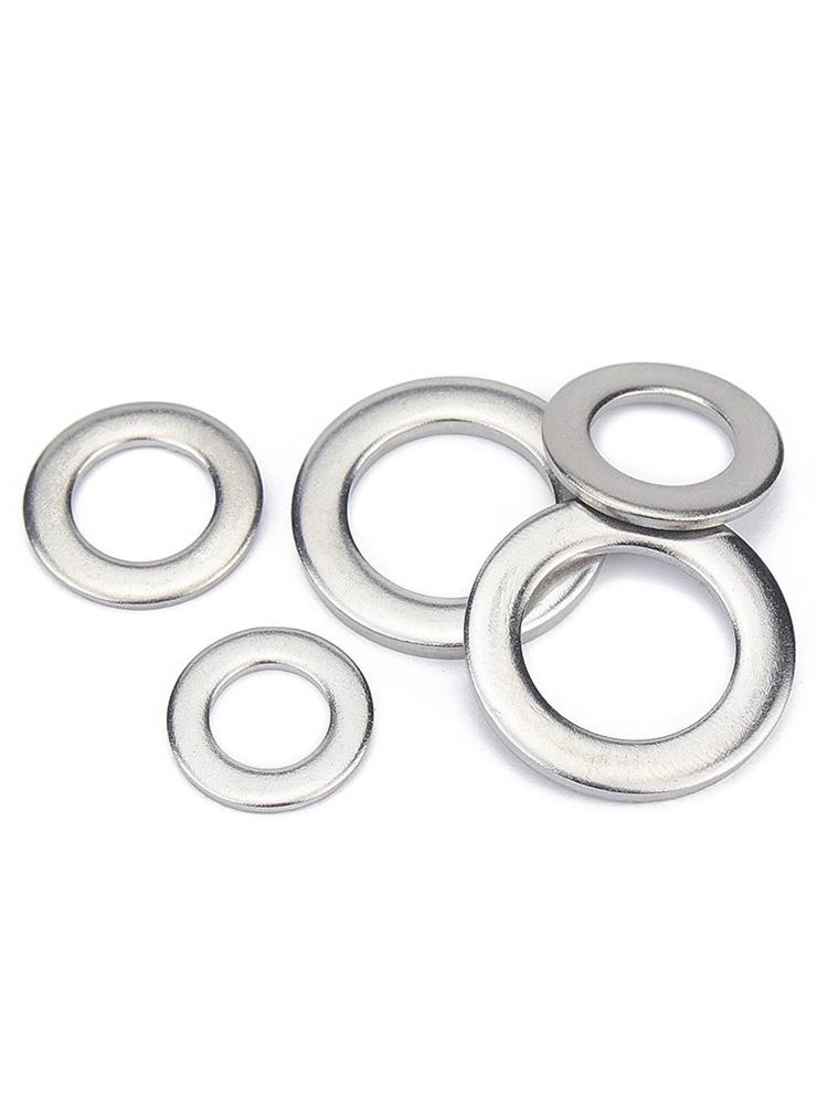 304 Stainless Steel Flat Washer - Gasket Spacer M2 to M10 Sizes (GB/T848) 6x11x1.6 mm (50 pcs)
304 Stainless Steel Flat Washer - Gasket Spacer M2 to M10 Sizes (GB/T848) 6x11x1.6 mm (50 pcs)