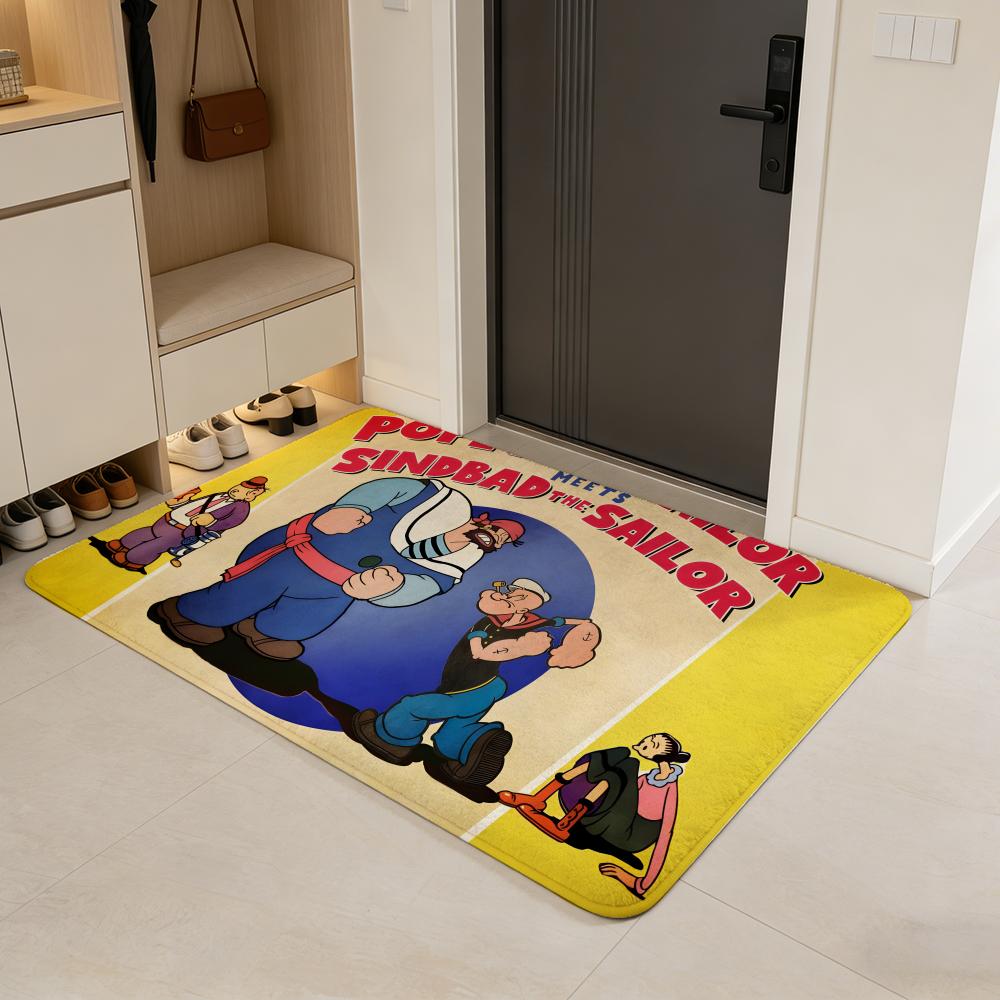 cartoon P-Popeye the Sailor Floor Mat Flannel Door Mat Non-Slip Absorbent Washable Indoor Home Rug 40x60cm
cartoon P-Popeye the Sailor Floor Mat Flannel Door Mat Non-Slip Absorbent Washable Indoor Home Rug 40x60cm