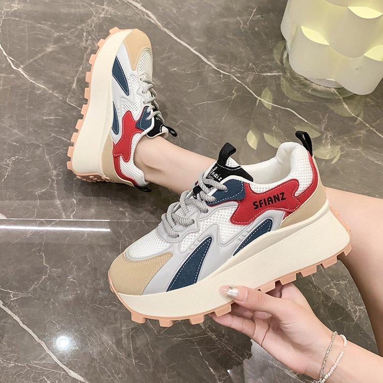 Mesh color matching dad shoes women s summer 2025 new versatile sports shoes breathable thick sole heightening casual women s shoes trend 35 жёлтый
Mesh color matching dad shoes women s summer 2025 new versatile sports shoes breathable thick sole heightening casual women s shoes trend 35 жёлтый