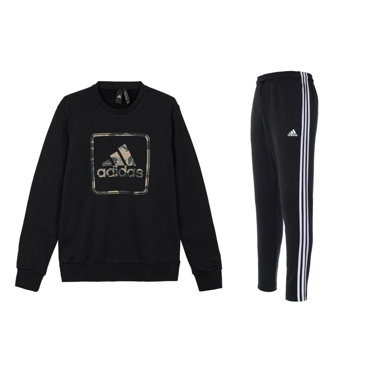 Пуловер с круглым вырезом и принтом логотипа Adidas, свитшот с длинным рукавом, в американском стиле, винтажные трикотажные полосатые длинные брюки, повседневный спортивный комплект GM4477+FK6884 S
Пуловер с круглым вырезом и принтом логотипа Adidas, свитшот с длинным рукавом, в американском стиле, винтажные трикотажные полосатые длинные брюки, повседневный спортивный комплект GM4477+FK6884 S