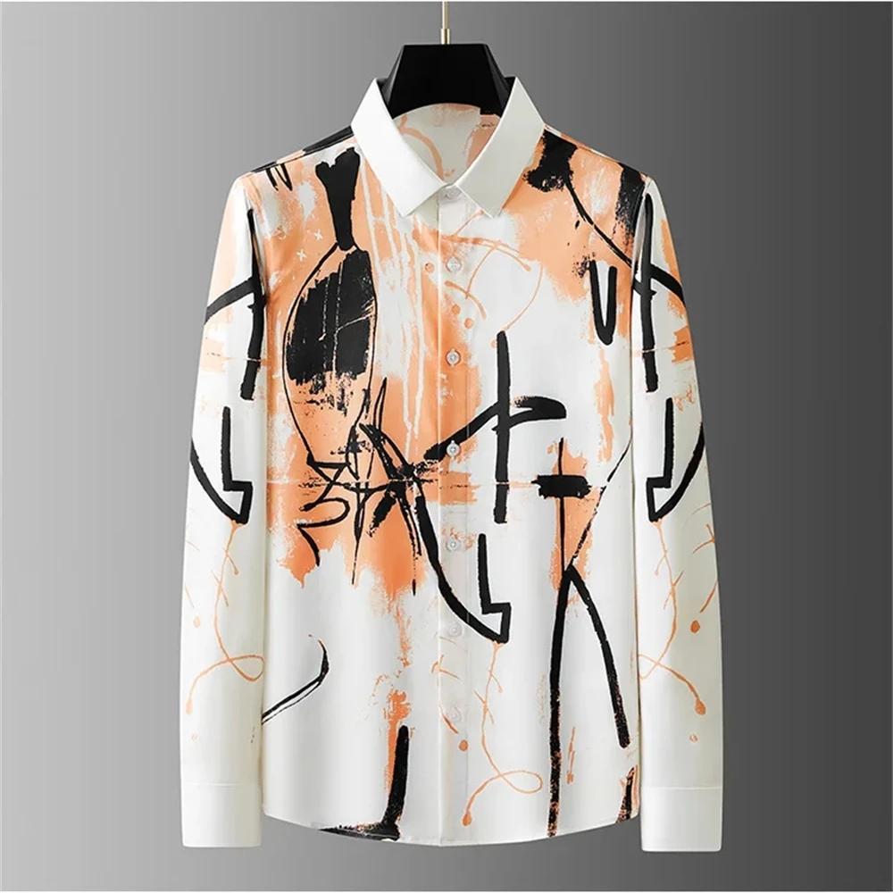 2025 Luxury Letter Print Shirt Men s Long Sleeve Slim Fit Casual Shirt High Quality Fashion Extra Large Size Men s Clothing 3XL
2025 Luxury Letter Print Shirt Men s Long Sleeve Slim Fit Casual Shirt High Quality Fashion Extra Large Size Men s Clothing 3XL