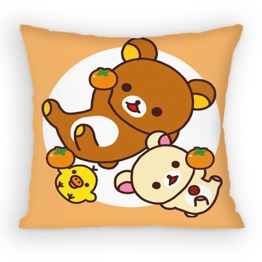 Cute Cartoon Rilakkuma Kawaii Bear Pillow Case Sofa Living Room Bedroom Headboard Backrest Cushion Square Cushion Nap Time 30x30 cm
Cute Cartoon Rilakkuma Kawaii Bear Pillow Case Sofa Living Room Bedroom Headboard Backrest Cushion Square Cushion Nap Time 30x30 cm
