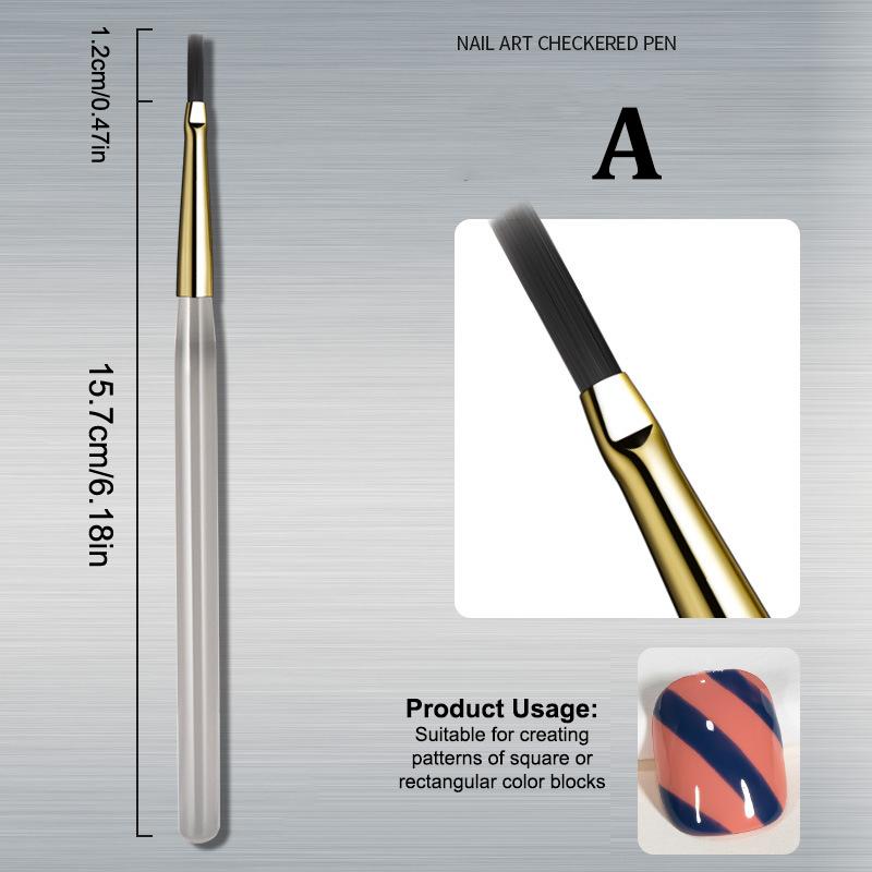 Кисть для рисования нейл-арта, акриловая ручка для линий, полоски, сетка, цветок, бабочка, акварельные кисти, УФ-гель, DIY дизайн, маникюр A
Кисть для рисования нейл-арта, акриловая ручка для линий, полоски, сетка, цветок, бабочка, акварельные кисти, УФ-гель, DIY дизайн, маникюр A