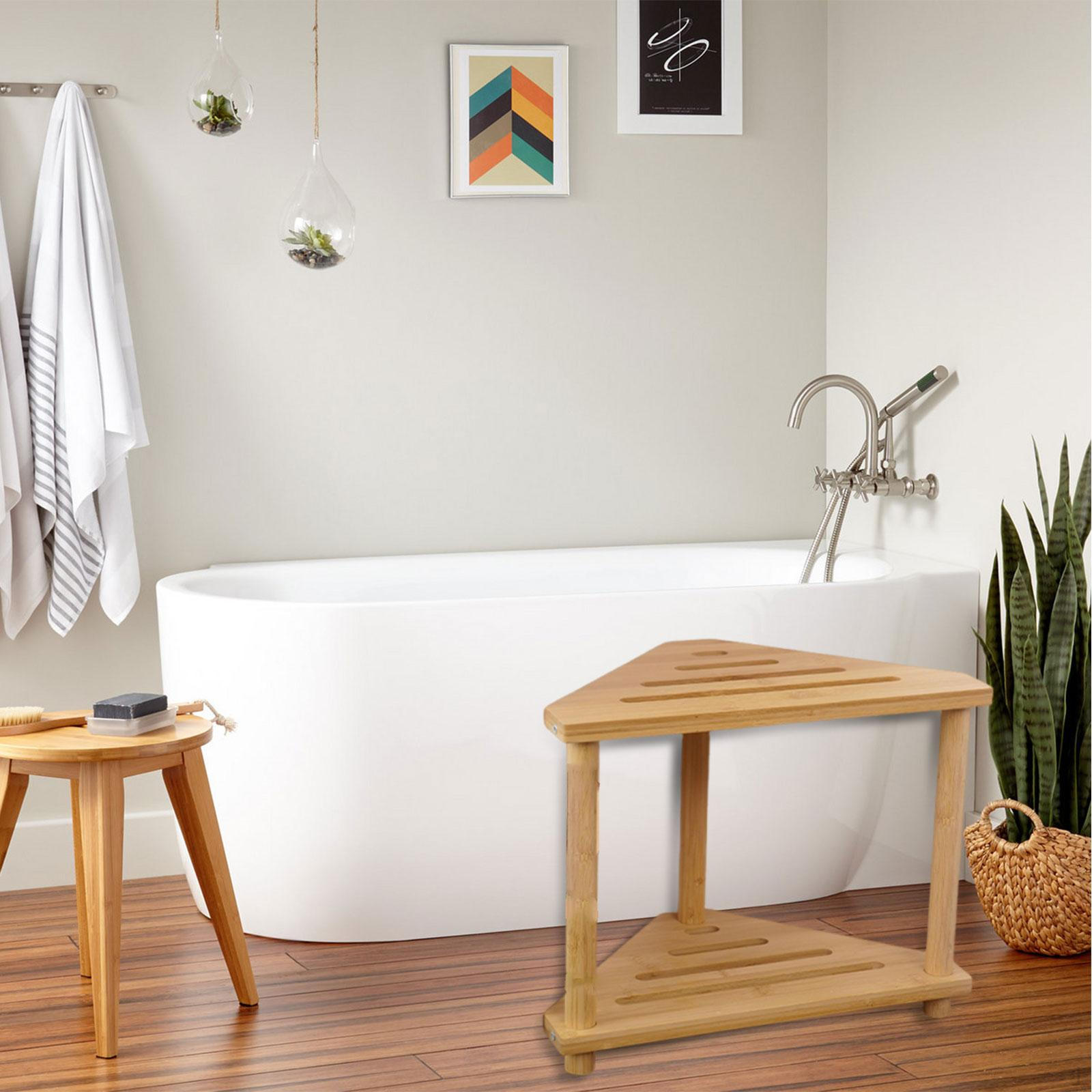 Corner Shower Stool 2 Layer Storage Shelf Foot Rest Multifunction for Home Living Room Cylindrical
Corner Shower Stool 2 Layer Storage Shelf Foot Rest Multifunction for Home Living Room Cylindrical