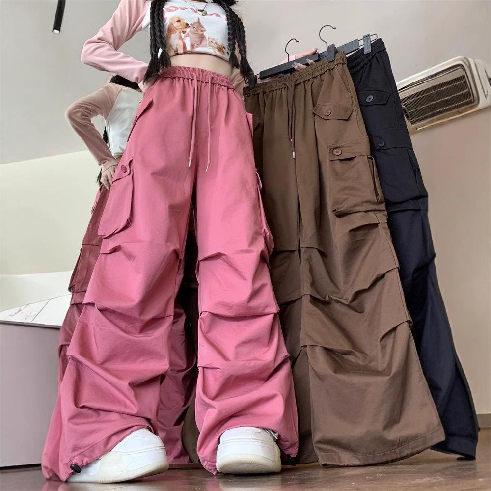 Girls Chinese Style Pleated Cargo Pants - Spring/Autumn American Street Dance, Outdoor Sports, Plus Size, Straight Leg. 2XL
Girls Chinese Style Pleated Cargo Pants - Spring/Autumn American Street Dance, Outdoor Sports, Plus Size, Straight Leg. 2XL