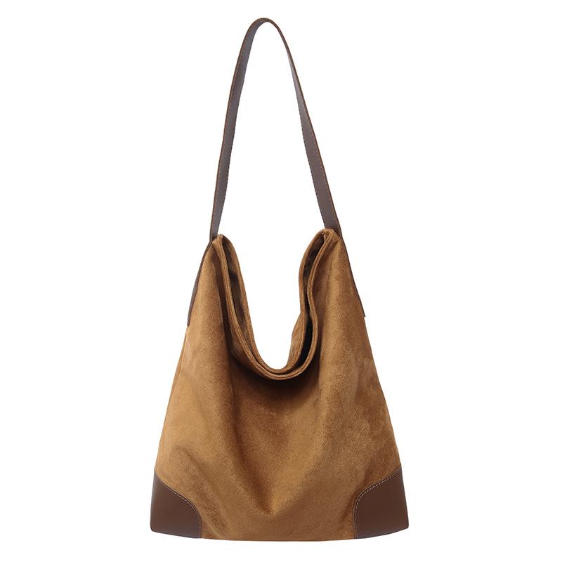 Женская замшевая сумка-тоут большой вместимости: Модная одноплечевая сумка Осень/Зима One Size
Женская замшевая сумка-тоут большой вместимости: Модная одноплечевая сумка Осень/Зима One Size