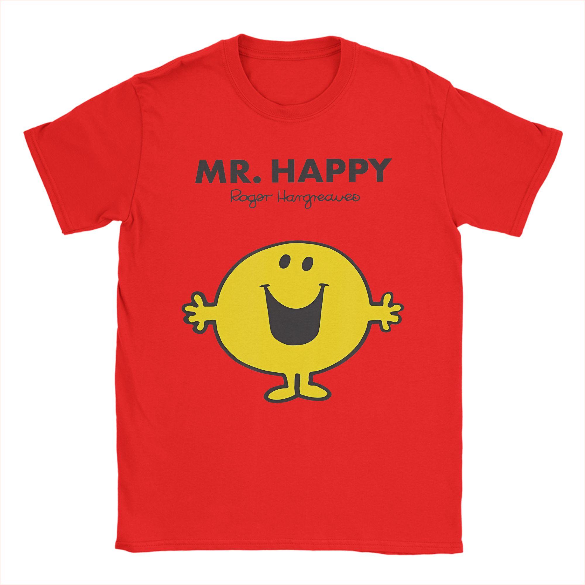 Mr Men Little Miss Mr. Happy Cute Funny Happy T-Shirts Unique Pure Cotton Tees Crew Neck Short Sleeve T Shirts 4XL 5XL Clothing S
Mr Men Little Miss Mr. Happy Cute Funny Happy T-Shirts Unique Pure Cotton Tees Crew Neck Short Sleeve T Shirts 4XL 5XL Clothing S