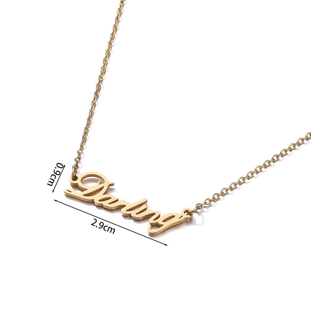 Ожерелье из титановой стали в корейском стиле с единорогом для женщин - Элегантная невыцветающая цепочка на ключицу
Ожерелье из титановой стали в корейском стиле с единорогом для женщин - Элегантная невыцветающая цепочка на ключицу