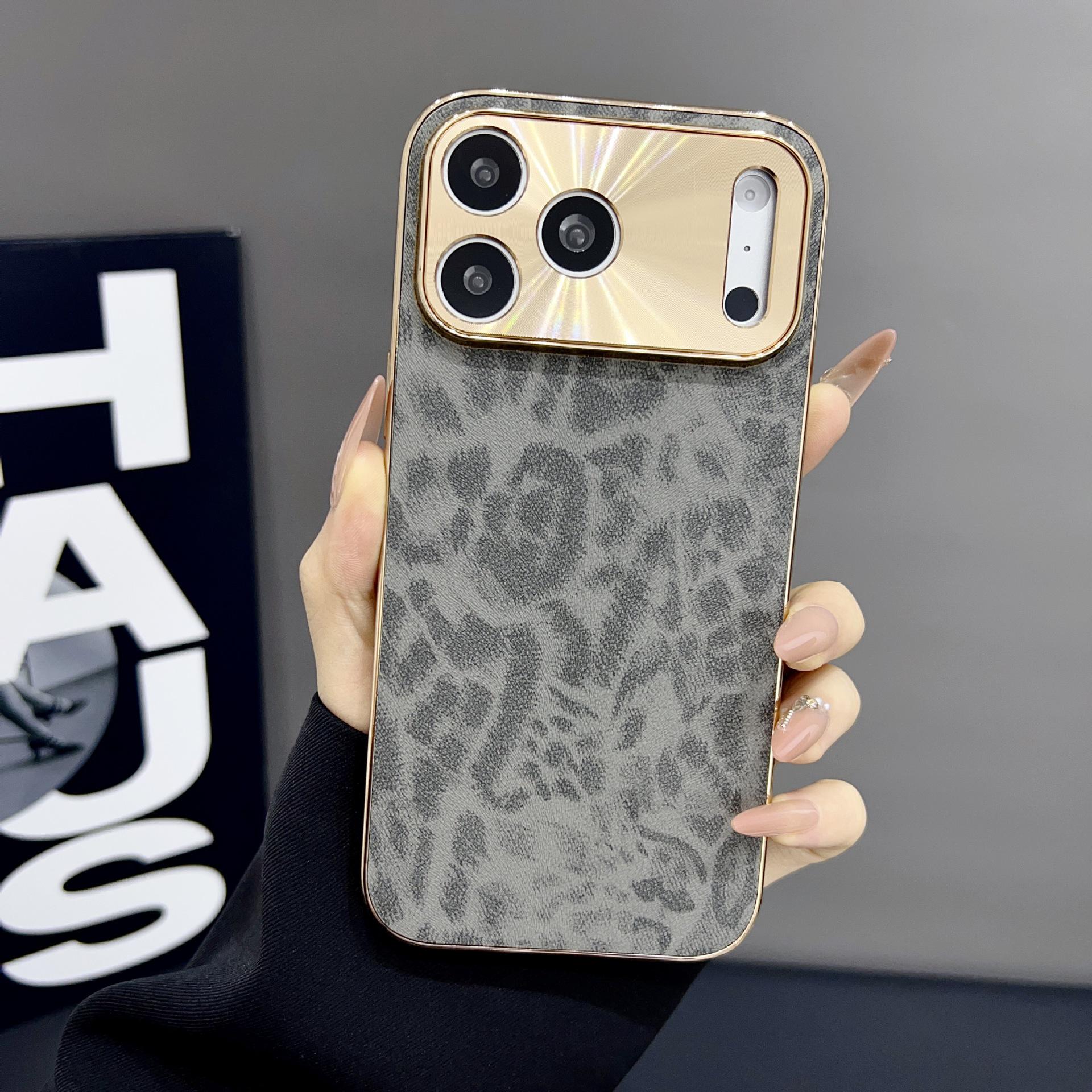 Leopard Print Electroplated Shell for iPhone 17 Pro Max/16/14/15 - Full Coverage Case 14 Pro Max
Leopard Print Electroplated Shell for iPhone 17 Pro Max/16/14/15 - Full Coverage Case 14 Pro Max